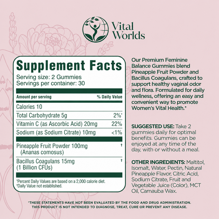 Feminine Balance Gummies